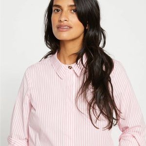 Elbe Popover Stretch Poplin Shirt Classic Fit
Pink/White Stripe